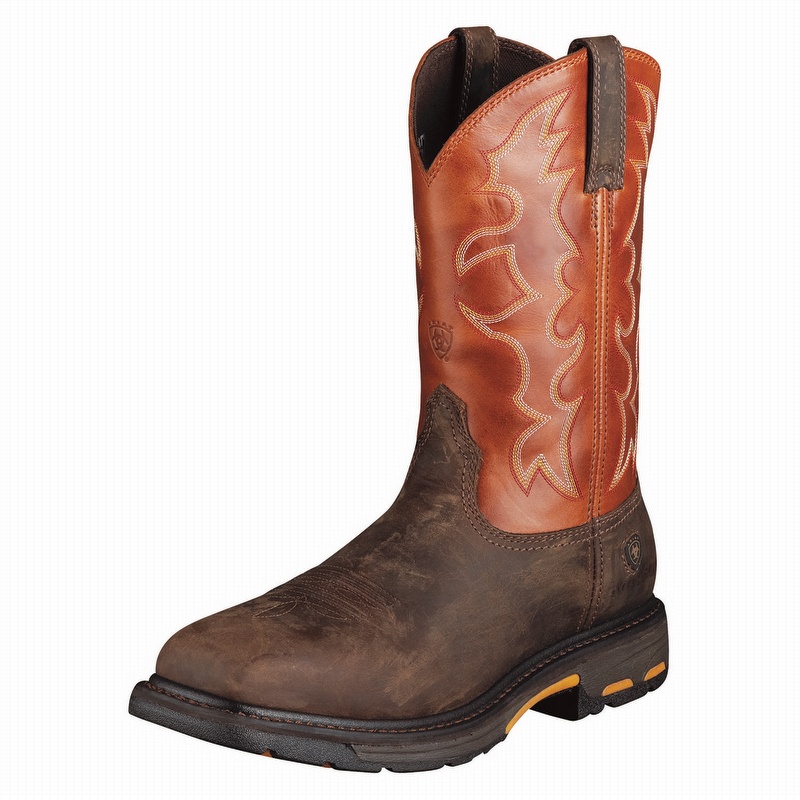 Ariat 10006961 | Ariat Workhog Boots | Square Steel Toe Work Boots