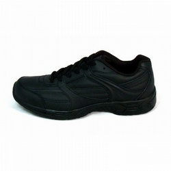 Genuine Grip 1010 Men's Slip-Resistant Soft Toe Lace Up Shoe Black - 1010
