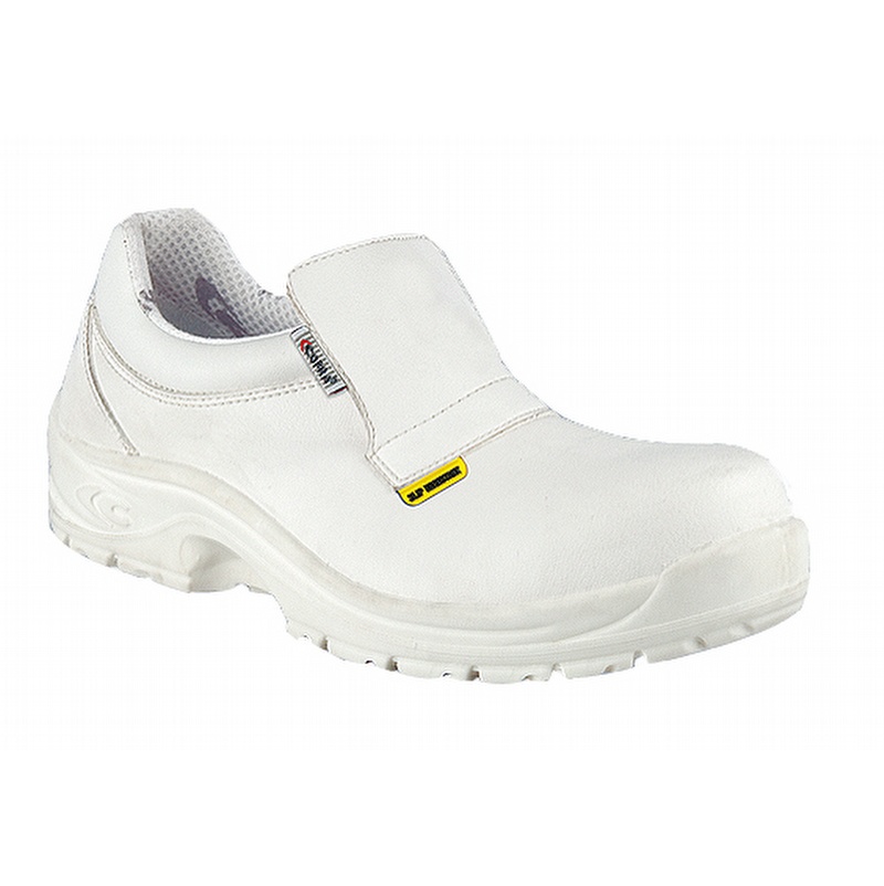 Size 8 COFRA Chemical Resistant Work Shoes STEAM Slip Resistant Footwear with Composite Safety Toe & Water Repellent Upper