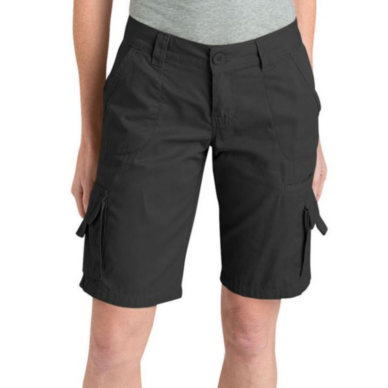 Dickies FR327 11 Relaxes Fit Cotton Cargo Shorts Black