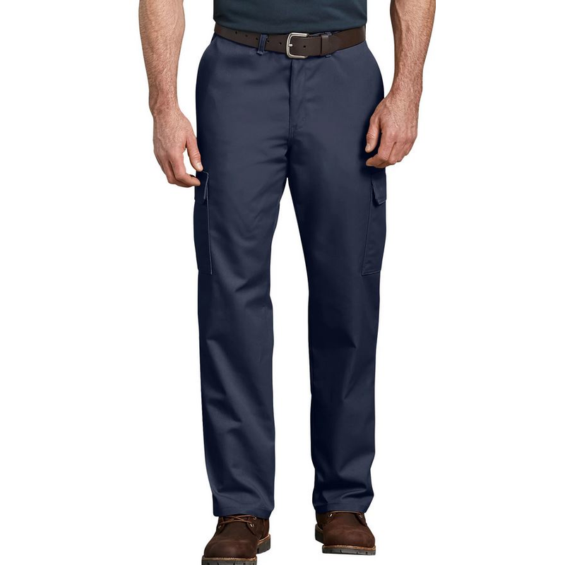 Dickies LP600 Industrial Relaxed Fit Straight Leg Cargo Pants Navy