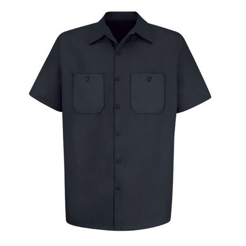 RedKap SC40DN Mens Short Sleeve Wrinkle Resistant Cotton Work Shirt