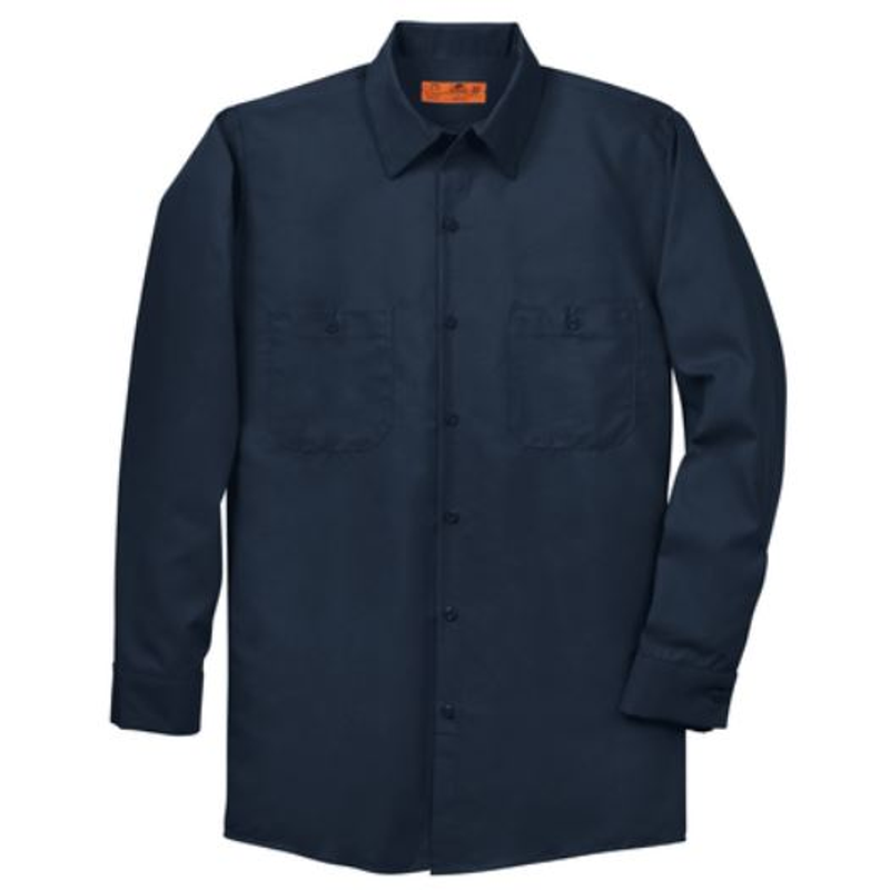Red Kap Men's Industrial Long Sleeve Work Shirt 