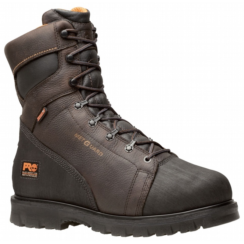 Timberland Pro 89649 Mens Rigmaster 8-inch WP Met Guard Alloy Toe Boot