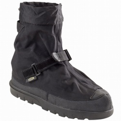 Small Black STABILicers Neos High Waterproof Overshoe with Integrated Traction Cleats 